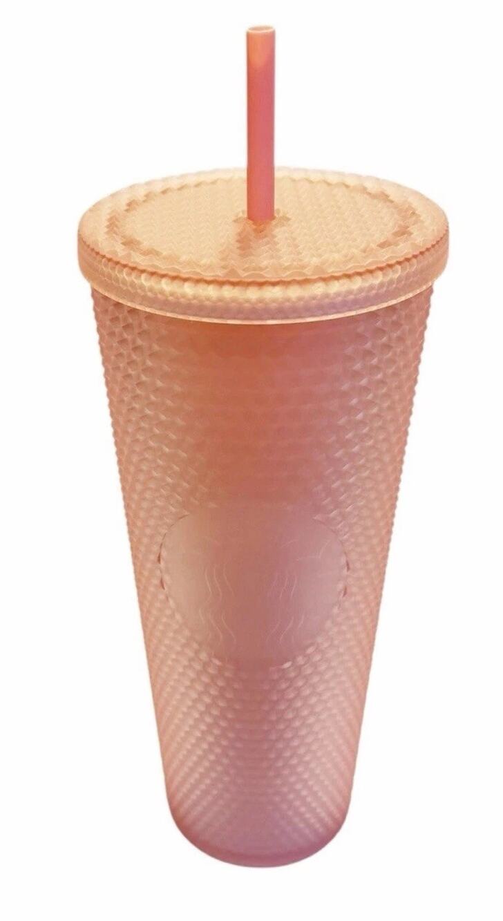 Starbucks Coffee 2022 Pink Lemonade Studded 24oz Venti Tumbler Cold Cup